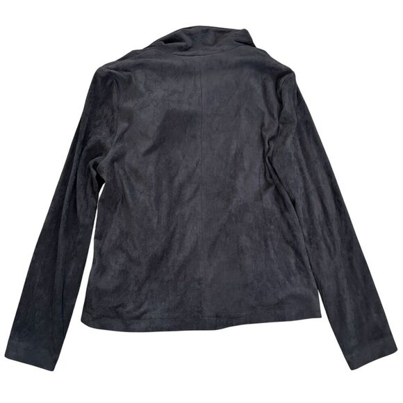 Cupcakes and Cashmere Feux Suede Moto Jacket Medium - Picture 4 of 10